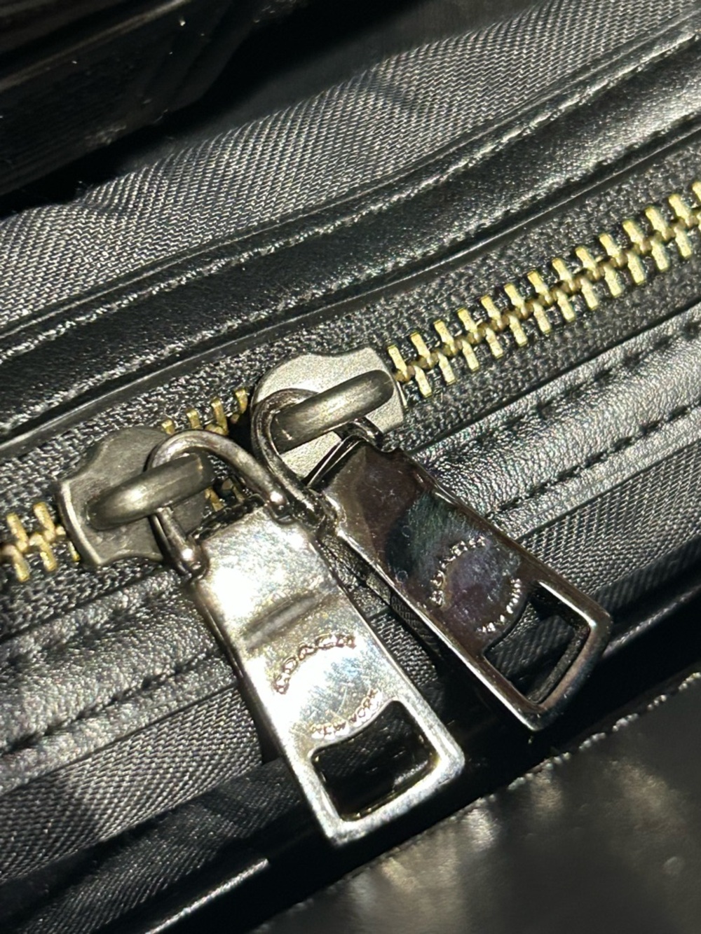 Coach Black Leather Coach Mercer 30 satchel with crossbody strap. - Picture 8 of 8